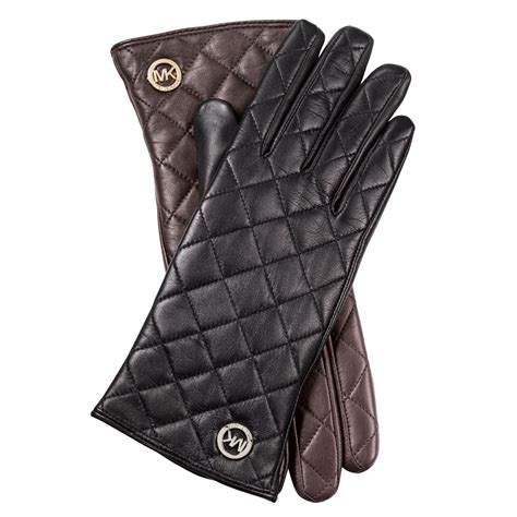 michael kors women's leather fringe gloves|Michael Kors leather gloves women.